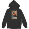 I Read Banned Books Cat Reader Bookworm Unisex Hoodie