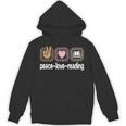 Read Books Leopard Print Women Girls Kids Peace Love Reading Unisex Hoodie Read Books Leopard Print Women Girls Kids Peace Love Reading Unisex Hoodie