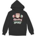 Reading Is My Favorite Sport Cute Owl Book Lover Unisex Hoodie