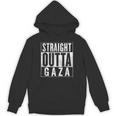 Straight Outta Gaza 反戦 Nakba 抗議 パレスチナ人ヒューマス パーカー