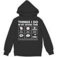 Things I Do Spare Time Baseball Player Men Women Kids Unisex Hoodie