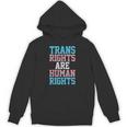 Trans Rights Are Human Rights Lgbtq トランスジェンダー フラッグ プライド パーカー