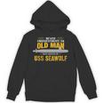 Ussシーウルフssn-21サブマリン 長袖tシャツ パーカー