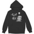 Wine Lovers WELL RED Book Club Drinking Unisex Hoodie