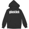 「Glücklich」・ハッピー・ドイツ語デザイン パーカー