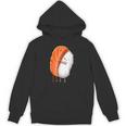 おもしろ寿司 ハグ サーモン かわいい 日本の寿司 カワイイ食べ物 パーカー