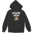 アイルランドのボクシングとビール 面白いアイルランド国旗tシャツ パーカー