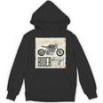 カフェレーサー カスタム バイク おしゃれ オートバイ ライダー イラスト パーカー