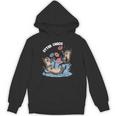 カワウソ カオス 面白い ベーグル ファイティング ラッコ 駄洒落動物好き 長袖tシャツ パーカー