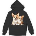 コーギー子犬 長袖tシャツ パーカー