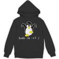 タックスlinuxペンギン須藤rm Rfコンピュータフリークハッカー パーカー