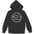 ハレ クリシュナ マントラ インドフルートピーコックフェザー トゥルシーマーラー 長袖tシャツ パーカー