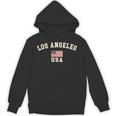 ビンテージ ロサンゼルス アメリカ アメリカ 国旗 La クール お土産 レトロ 長袖tシャツ パーカー