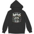 ボートでバスをゲットしましょう 面白いバス釣り ナマズの日 パーカー