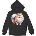 ポメラニアン犬 長袖tシャツ パーカー