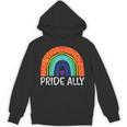 レインボーフラッグ プライド アリー ゲイプライド 月 Lgbtq Ally Lgbt パーカー