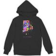 ロードアイランド州の地図 長袖tシャツ パーカー