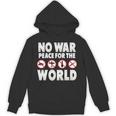 戦争禁止、平和、反戦、戦争禁止 長袖tシャツ パーカー