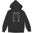 猫 タロットカード 悪魔 タロットカード 猫 長袖tシャツ パーカー