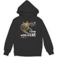 猫と暮らしています Cat Uzuraバージョン パーカー