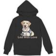 自閉症啓発サポート犬ラブラドールのニューロダイバーシティ 長袖tシャツ パーカー