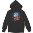 面白いヤドカリシャツ 月に吠えるカニ柄 パーカー