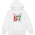 67 Baseball Christmas Candy Cane Snowflake Holiday Sports Unisex Hoodie 67 Baseball Christmas Candy Cane Snowflake Holiday Sports Unisex Hoodie