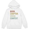 Book Chapter Verse Christian Bible Reformed Theology Unisex Hoodie Book Chapter Verse Christian Bible Reformed Theology Unisex Hoodie
