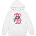 Books Are My Love Language Retro Bookish Pink Valentine Unisex Hoodie Books Are My Love Language Retro Bookish Pink Valentine Unisex Hoodie