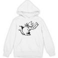 Cat Reading a Book Print Unisex Hoodie