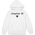 Chapter 40 Book Lovers Readers & Authors 40th Birthday Unisex Hoodie