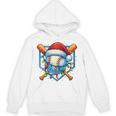 Christmas Baseball Drip For Boys Kids Ice Cream Drip Unisex Hoodie