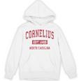 Cornelius North Carolina Nc ビンテージスポーツデザイン レッドデザイン パーカー