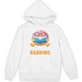 Donut Stop Reading Cute Book Reader Bookworm Donut Day Unisex Hoodie