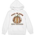 Fall In Love With Learning Books Pumpkin Autum Thanksgiving Unisex Hoodie