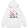 Goose Reading Romance Book Recess Bookworm Unisex Hoodie