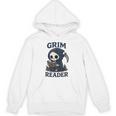Grim Reader Dark Humor Read Book & Library Lovers Unisex Hoodie