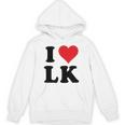 I Heart Lk Initials I Love LK First And Last Name L K パーカー