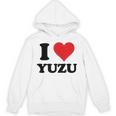 I Heart ゆず ファーストネーム I Love パーソナライズ パーカー