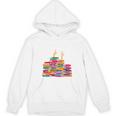 I'm Fine Reading Books Reader Book Lover Librarian Unisex Hoodie