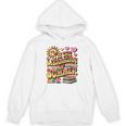 I'm The Librarian Of Summer Groovy Rainbow Retro Book Lover Unisex Hoodie