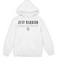 Just Married、ハネムーンバウンドtシャツ、ウェディングギフト パーカー
