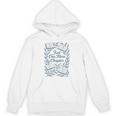 Just One More Chapter Blue Book Lover Reading Quote Unisex Hoodie
