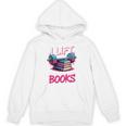 I Lift So I Can Carry More Books Reader Gym Book Lover Unisex Hoodie