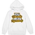 You Literally Mean Figuratively English Book Vocabulary Unisex Hoodie