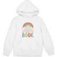 Take A Look It's In A Book Retro Reading Advocate Distressed Unisex Hoodie