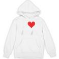 I Love Mamie Heart Grandma Grandmother Grandparent Raglan Baseball Tee Unisex Hoodie