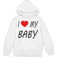 I Love My Baby ブラック パーカー