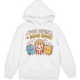 Pop Open A Good Book For School Librarian Popcorn Unisex Hoodie