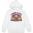 I Read Alotl Axolotl Retro Reading Books Lover Vintage Unisex Hoodie I Read Alotl Axolotl Retro Reading Books Lover Vintage Unisex Hoodie
